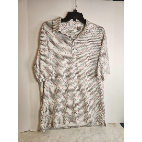 Tehama Golf Pro Polo Shirt Adult M Hang' Em Dry Performance Moisture Dri Fit - Picture 1 of 6